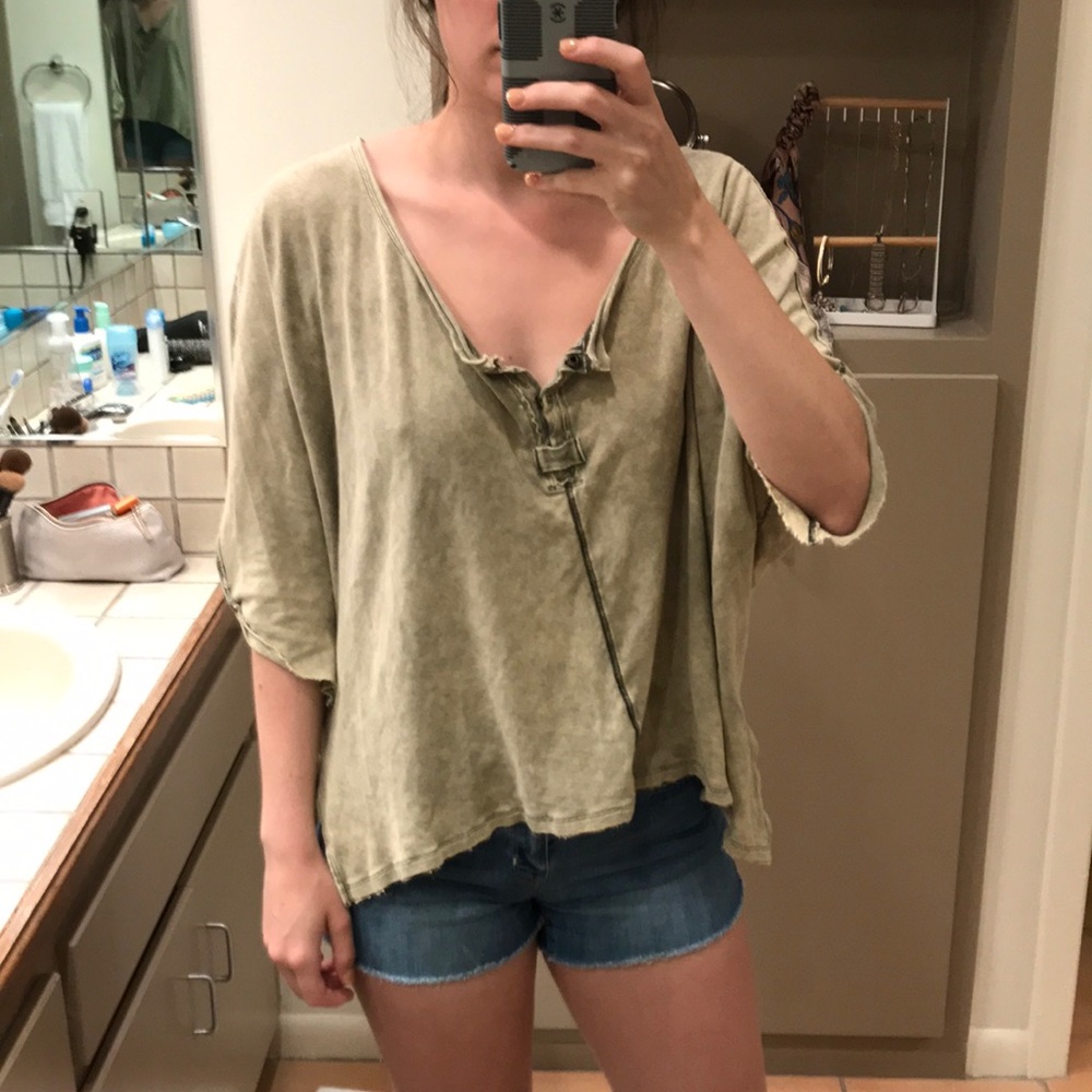 Green shirt